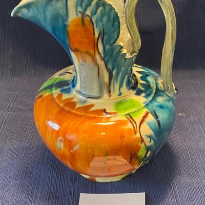 Vintage Mexican Drip-ware Pitcher
