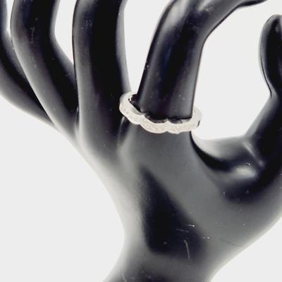 BEAUTIFUL .925 STERLING CZ RING SIZE 8.5
