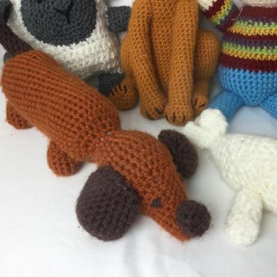 862 Vintage Crochet Animal Lot Handmade