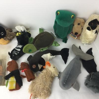 864 Finger Puppet Lot FireRobin Anne Wilkinson