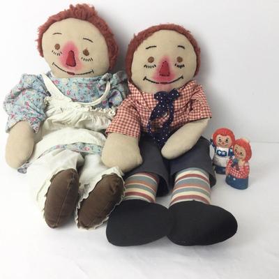 865 Raggedy Ann & Andy Dolls & Finger Puppets
