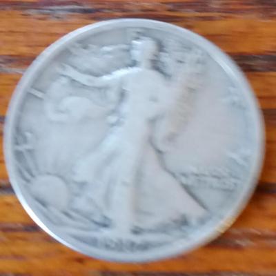 LOT 108  1917 LIBERTY WALKING HALF DOLLAR