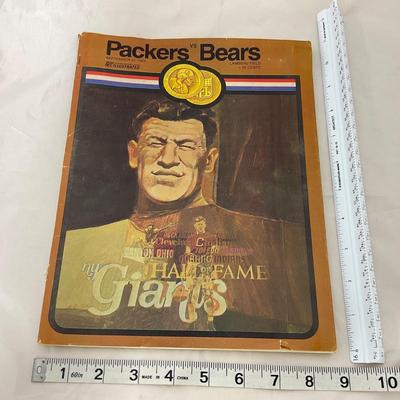 -71- SPORTS | 1969 Packers Vs Bears Program | 2 Ticket Stubs