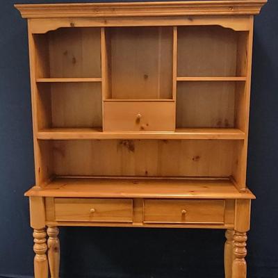Beautiful, Solid Pine Farmhouse China HutchWood