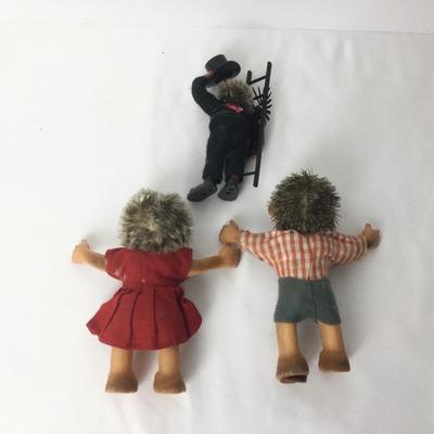 867 Antique Steiff Macki Mucki Mecki Hedgehogs