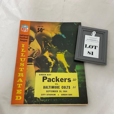 -81- SPORTS | 1964 Packers Vs Colts Program