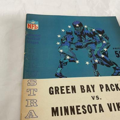 -82- SPORTS | 1965 Packers Vs Vikings Program