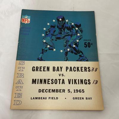 -82- SPORTS | 1965 Packers Vs Vikings Program