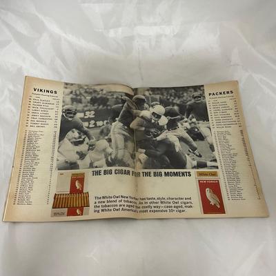 -84- SPORTS | 1964 Packers Vs Vikings Program