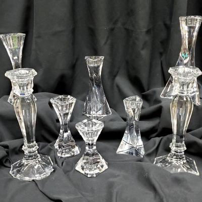 Collection of 8 Candlesticks