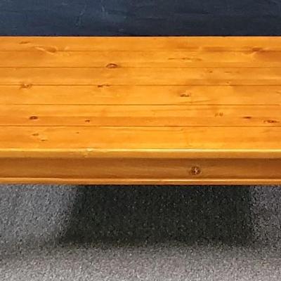 Country Farmhouse Pine Coffee Table
