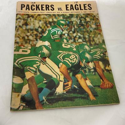 -91- SPORTS | 1968 Packers Vs Eagles Program