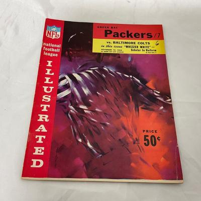 -94- SPORTS | 1962 Packers Vs Baltimore Colts Program