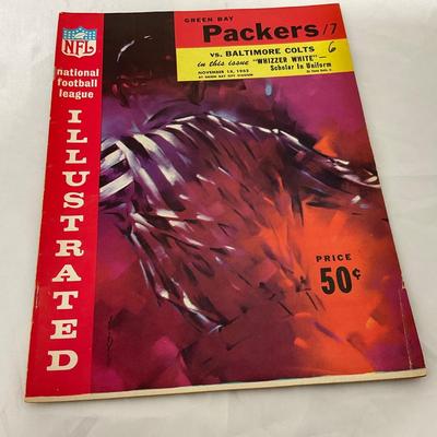 -94- SPORTS | 1962 Packers Vs Baltimore Colts Program