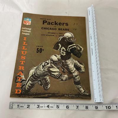 -95- SPORTS | 1965 Packers Vs Bears Program