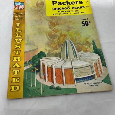 -96- SPORTS | 1963 Packers Vs Bears Program
