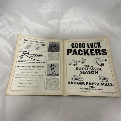 -96- SPORTS | 1963 Packers Vs Bears Program