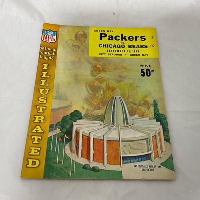 -96- SPORTS | 1963 Packers Vs Bears Program