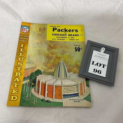 -96- SPORTS | 1963 Packers Vs Bears Program