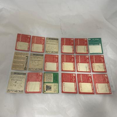 -98- SPORTS | 1950â€™s - 1960â€™s Vintage Football Cards