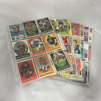 -98- SPORTS | 1950â€™s - 1960â€™s Vintage Football Cards
