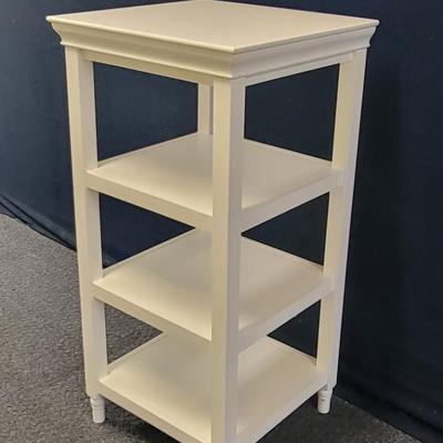 18" x 17" x 36" White Stand