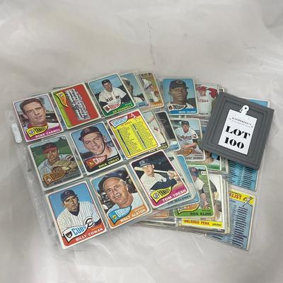 -100- SPORTS | 1965 - 1966 Topps Baseball Cards