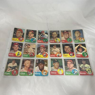 -101- SPORTS | 1963 Topps Baseball Cards