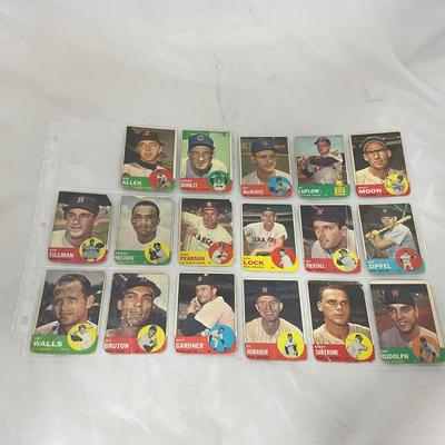 -101- SPORTS | 1963 Topps Baseball Cards