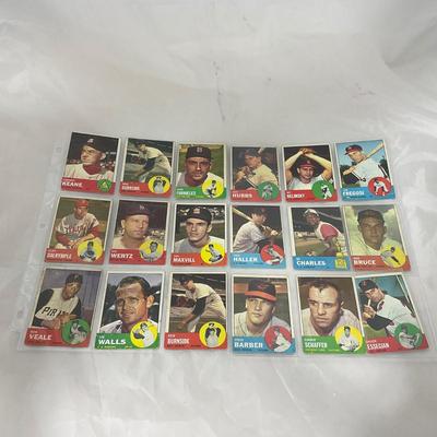 -101- SPORTS | 1963 Topps Baseball Cards