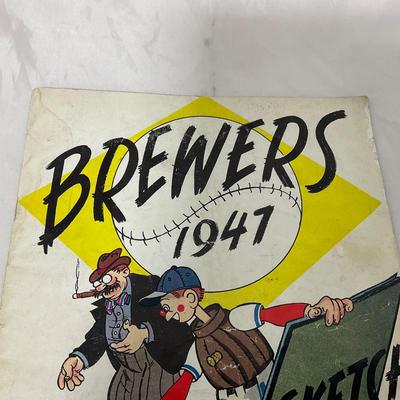 -108- SPORTS | 1947 Milwaukee Brewers Minor League Sketch Book