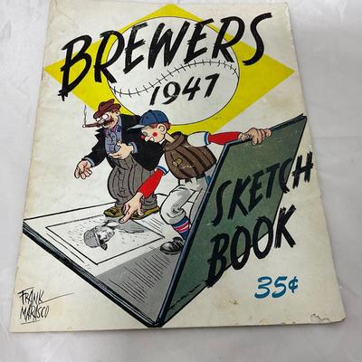 -108- SPORTS | 1947 Milwaukee Brewers Minor League Sketch Book