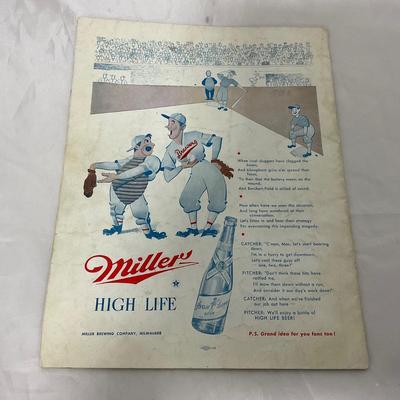 -108- SPORTS | 1947 Milwaukee Brewers Minor League Sketch Book