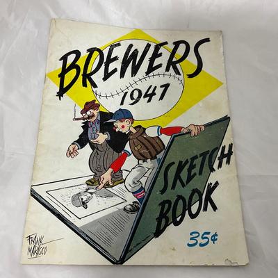 -108- SPORTS | 1947 Milwaukee Brewers Minor League Sketch Book