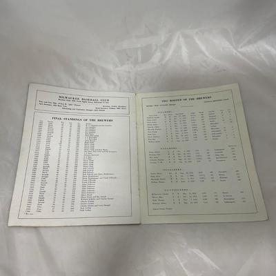 -108- SPORTS | 1947 Milwaukee Brewers Minor League Sketch Book