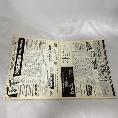 -110- SPORTS | 1954 Milwaukee Braves Program