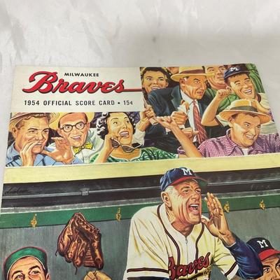 -110- SPORTS | 1954 Milwaukee Braves Program