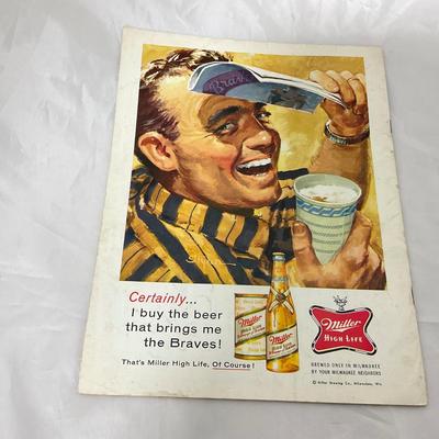-111- SPORTS | Milwaukee Braves Programs