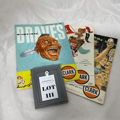 -111- SPORTS | Milwaukee Braves Programs