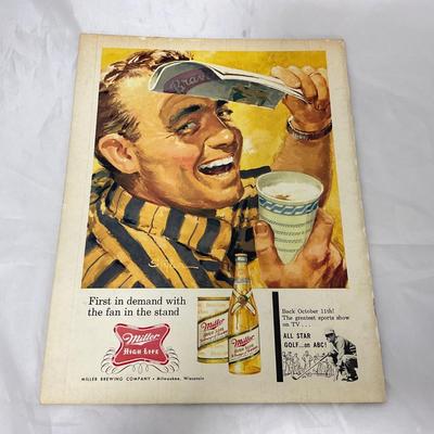 -112- SPORTS | 1958 World Series Program | Milwaukee Braves Vs New York Yankees