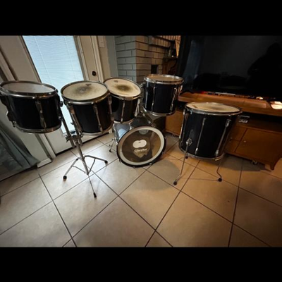 Pearl Drums 6 Piece Set - Blue