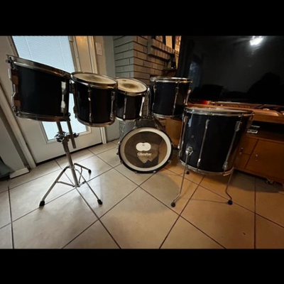 Pearl Drums 6 Piece Set - Blue
