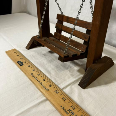 Small Wooden Swing & Frame