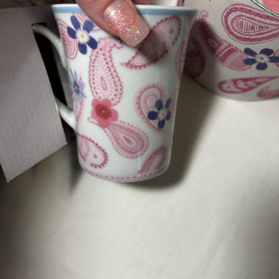 Mug and Coaster Set in Decorative Gift Box