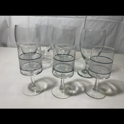 8 Piece Mixed Drinking Glasses
