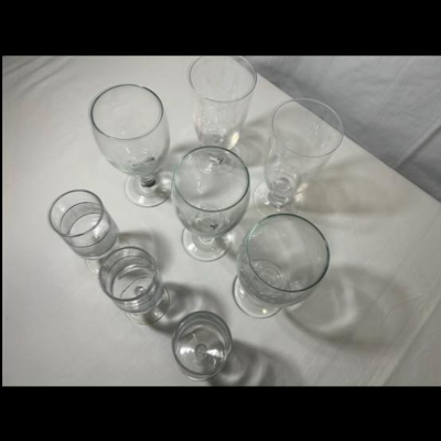8 Piece Mixed Drinking Glasses
