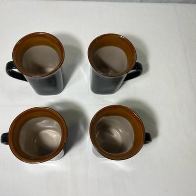 4 Glass Drinking Mugs - Royal Norfolk