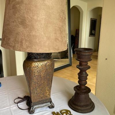 Decorative Group - Lamp, etc