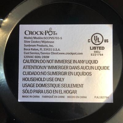 LOT 14: Crockpot & Cuisinart Food Processor