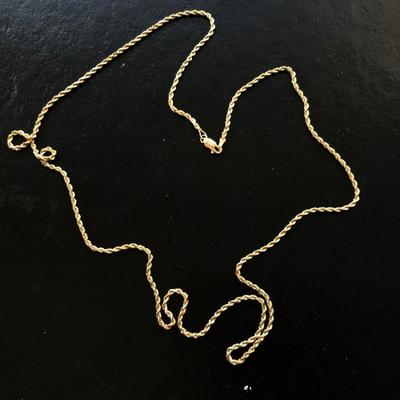 14KT GOLD NECKLACE